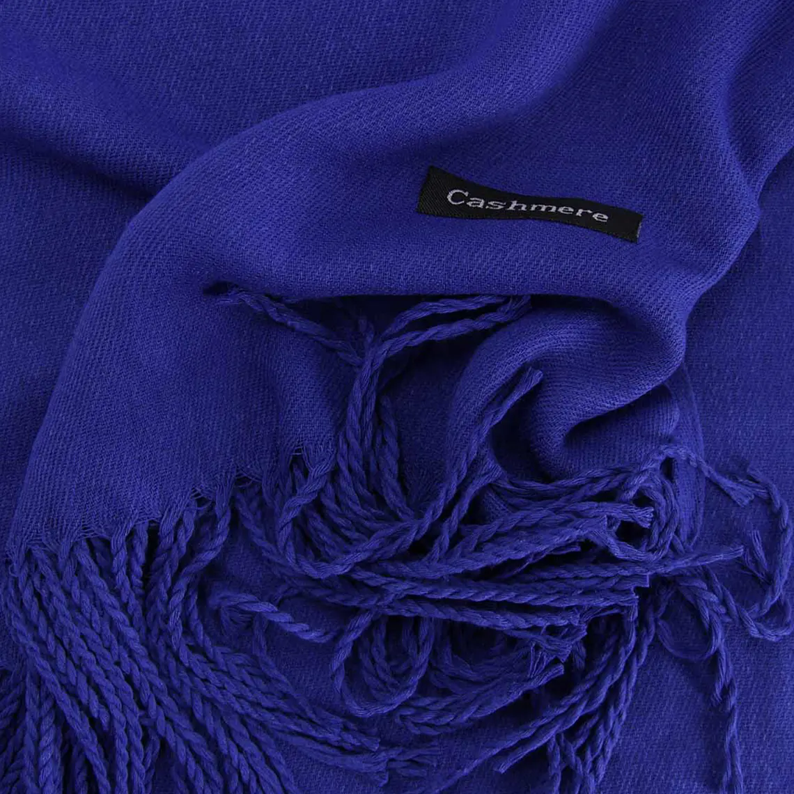 Bufanda Cashmere Azul rey 4