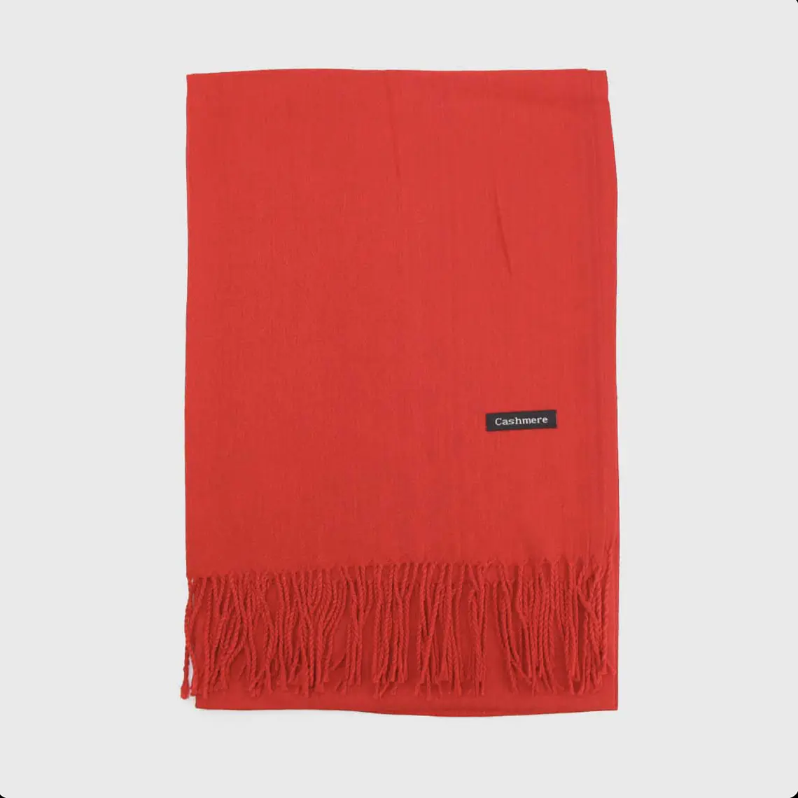 Bufanda Cashmere Roja 2