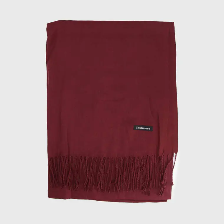Bufanda Cashmere Burdeo 2