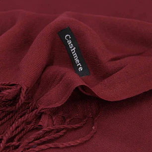 Bufanda Cashmere Burdeo