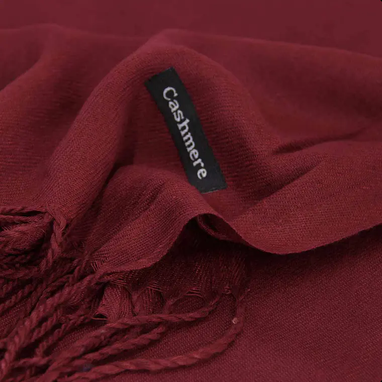 Bufanda Cashmere Burdeo 1