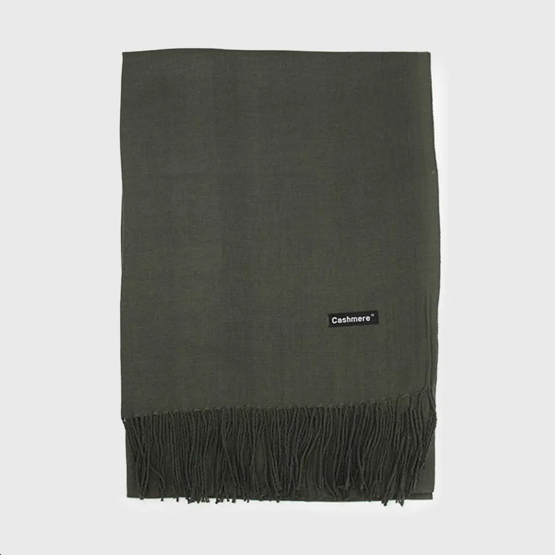 Bufanda Cashmere Olivo 2