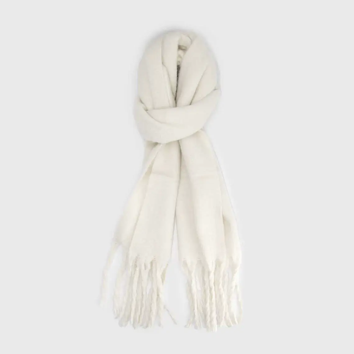 Bufanda Alpaca Blanco crema 1