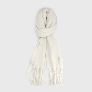Bufanda Alpaca Blanco crema