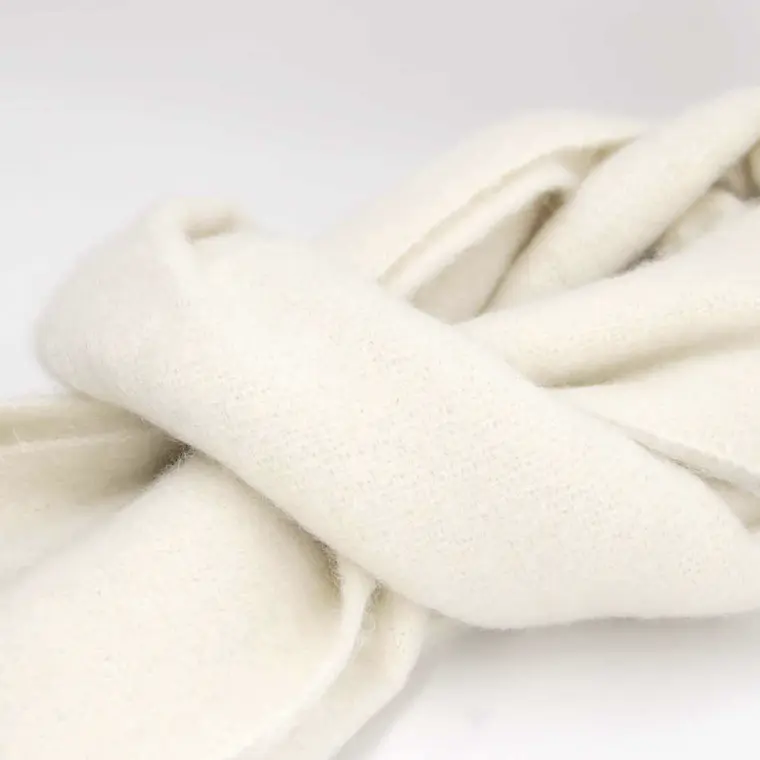Bufanda Alpaca Blanco crema 2