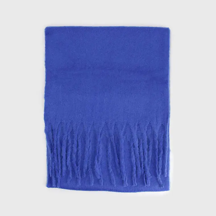 Bufanda Alpaca Azul 2