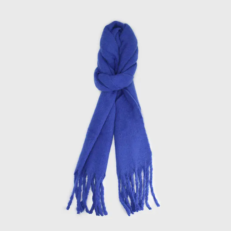 Bufanda Alpaca Azul 5