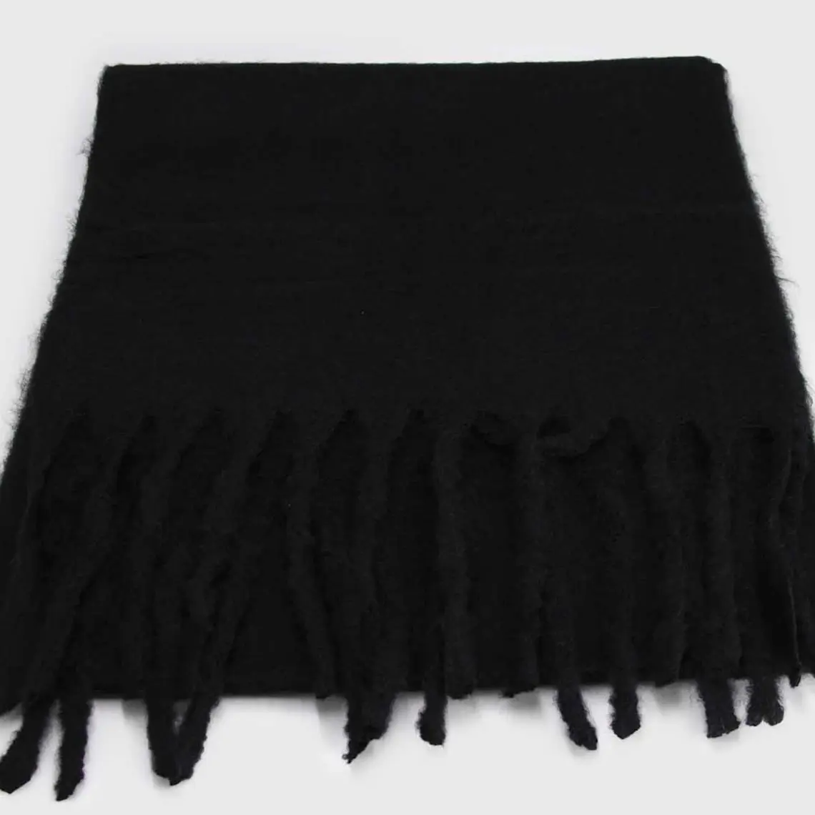 Bufanda Alpaca Negra 3