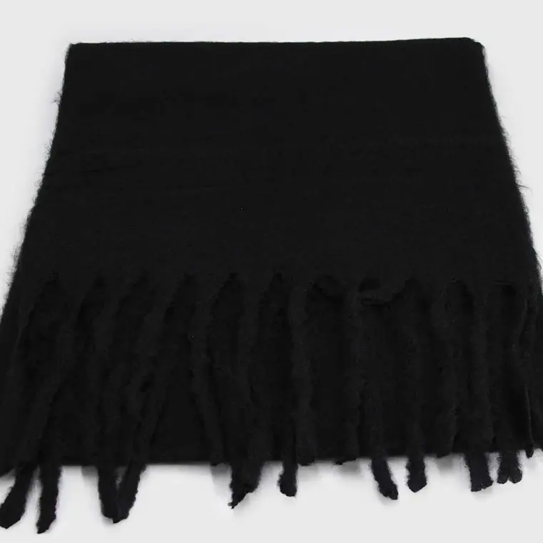 Bufanda Alpaca Negra 3