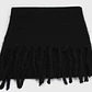 Bufanda Alpaca Negra - Miniatura 3