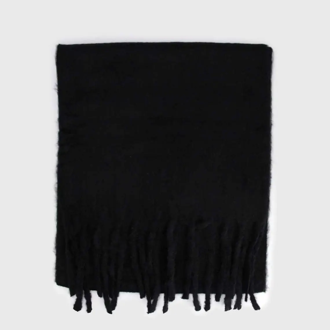 Bufanda Alpaca Negra 4