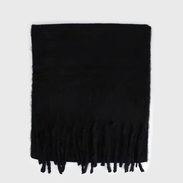 Bufanda Alpaca Negra 4