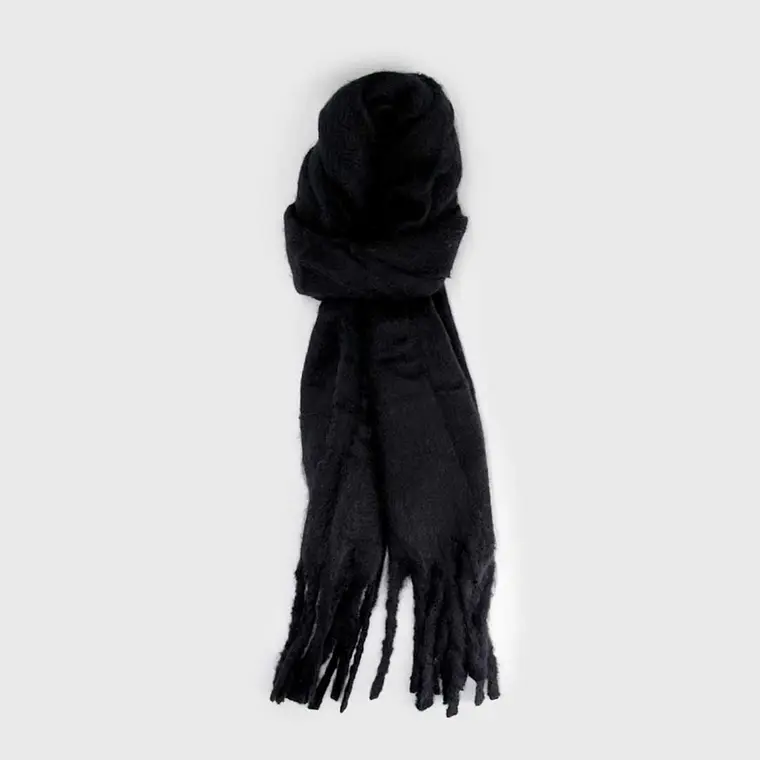 Bufanda Alpaca Negra 2