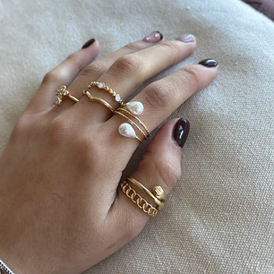 Set Pearl & Gold