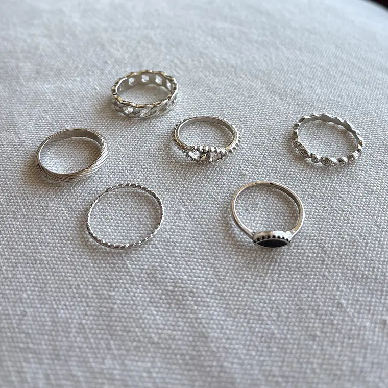 Set Silver Minimal 2