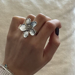 Anillo Flor bloom Silver