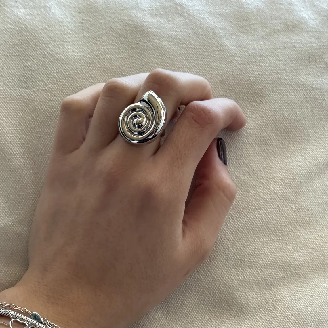 Anillo Caracola Silver 2