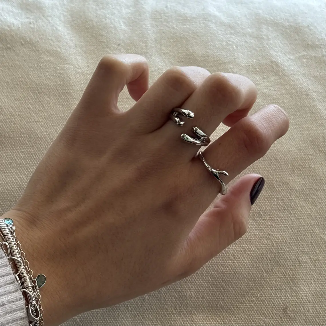Set Anillos Fluid  1