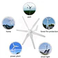 1000W Home Wind Power Turbine Generator 1KW 12V 24V 48V Small Horizontal Windmill Low Noise With MPPT Controller - thumbnail 5