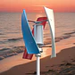 5000W 8KW 10KW Vertical Wind Turbines Generator 12V24V 48V MPPT Electric Household Alternator Generator Complete Set - thumbnail 3