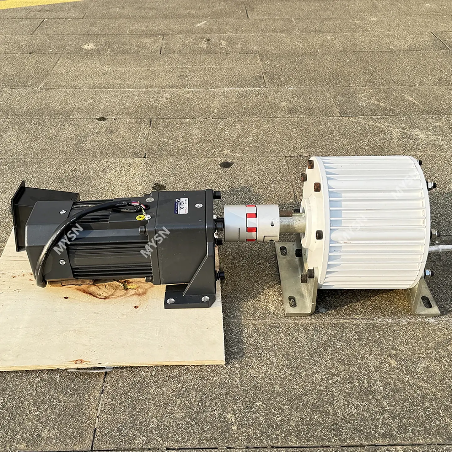 20KW Generator Set 220v 380v Low RPM Permanent Magnet Generator 3 Phase Magnetic Alternator With Motor DIY 4