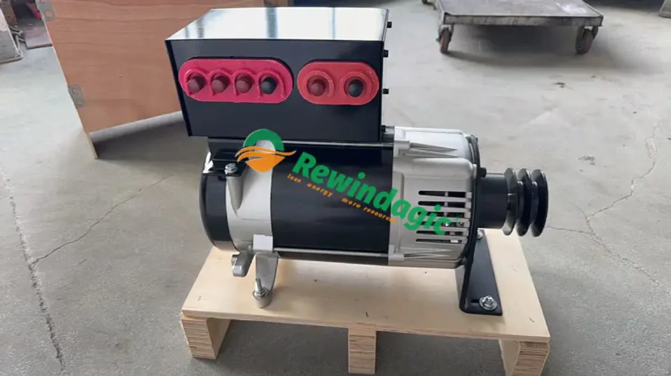 30KW Generator Set 220V 380V Permanent Magnet Generator 50Hz Alternator With Variable Speed Motor 2