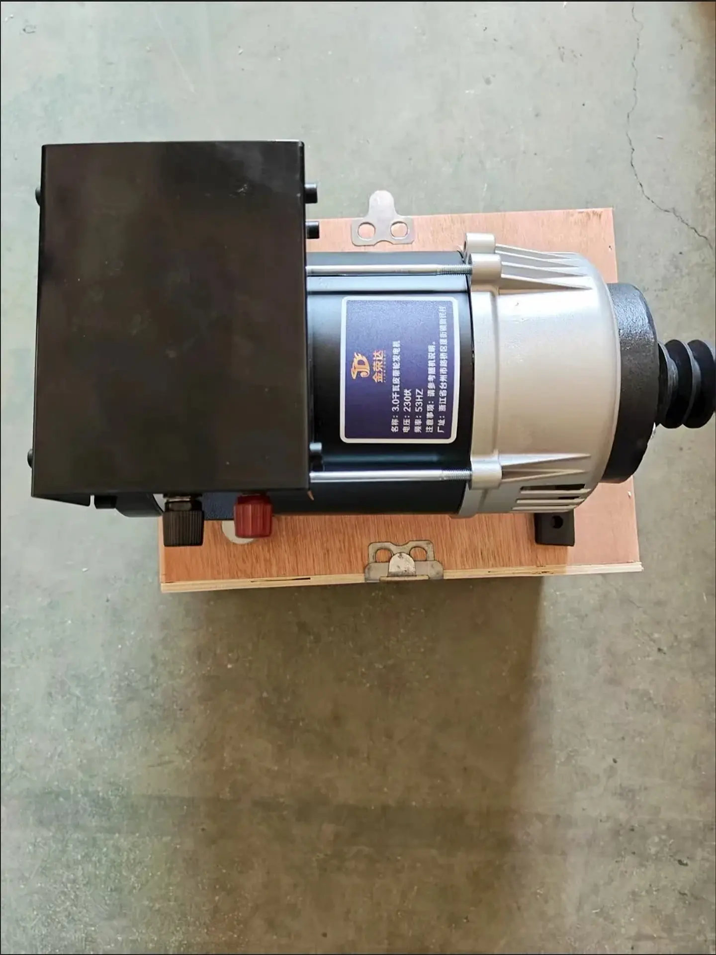 30KW Generator Set 220V 380V Permanent Magnet Generator 50Hz Alternator With Variable Speed Motor 4