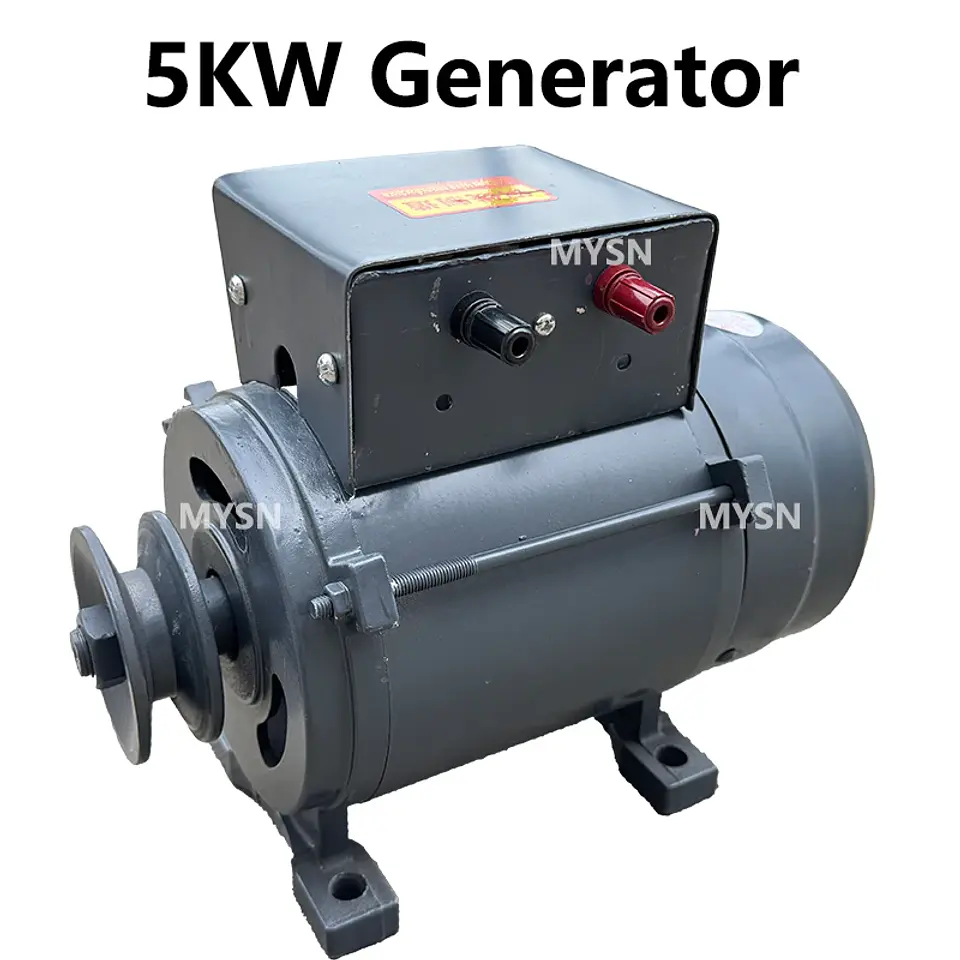 5KW Permanent Magnet Generator 220V 230V AC Alternator Low Noise Energy Unit Current Generator 220v Homeuse 7