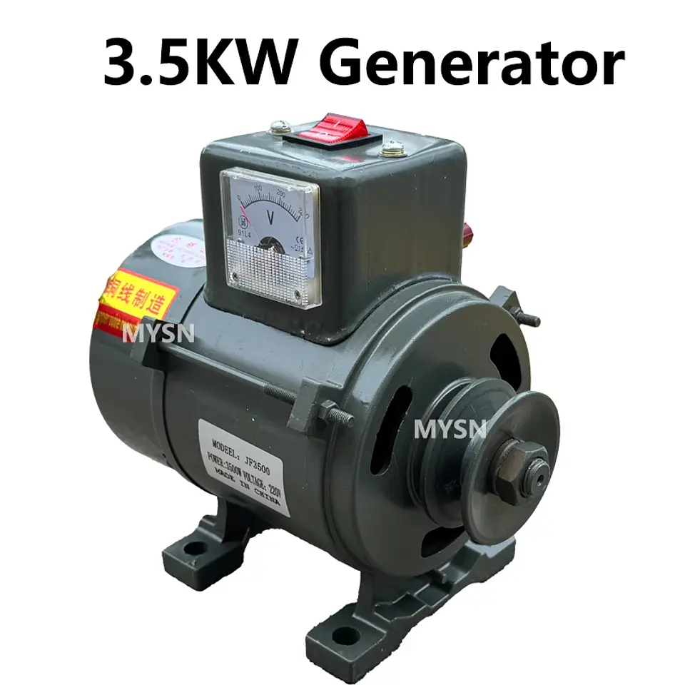 5KW Permanent Magnet Generator 220V 230V AC Alternator Low Noise Energy Unit Current Generator 220v Homeuse 8