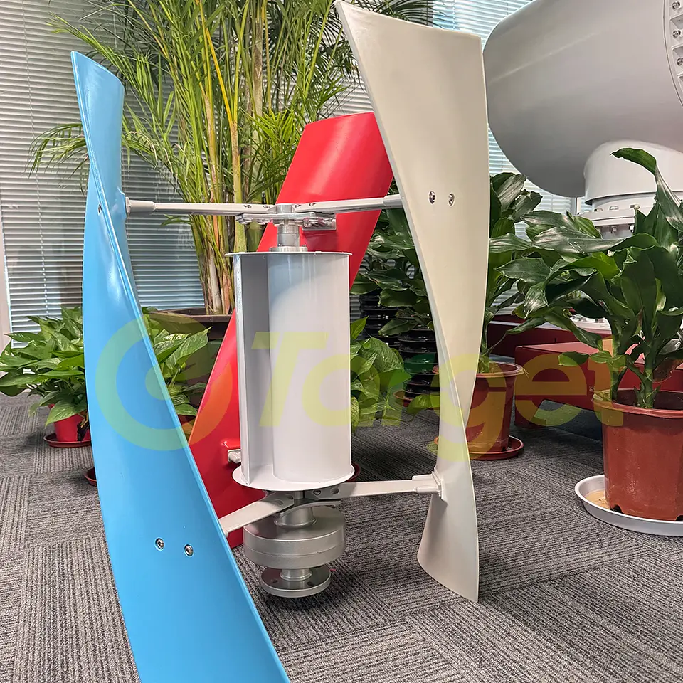 5000W Wind Turbine 12V 24V 48V Wind Turbine Generator 10KW With Free MPPT Controller Battery 220V For Household Use 2