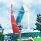 3000W 5000W 10000W Wind Power Turbine Generator 3KW 5KW 10KW 12V 24V Vertical Axis Home Use Roof Windmill Low Noise - thumbnail 3