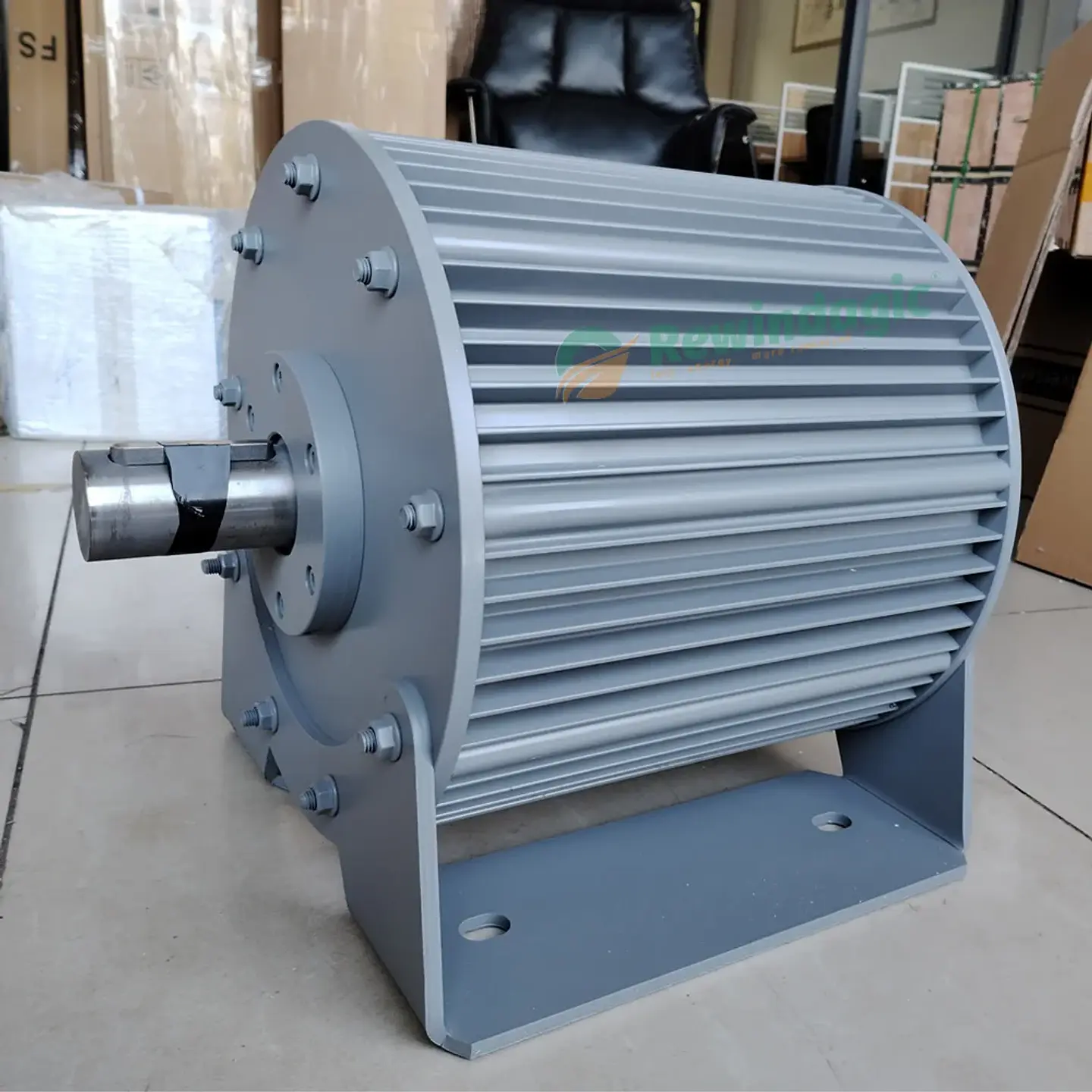 100KW 200KW 300KW Low Speed Permanent Magnet Generator 110V 220V 380V 3 Phase AC Alternators Use With Driving Motor And Coupling 2