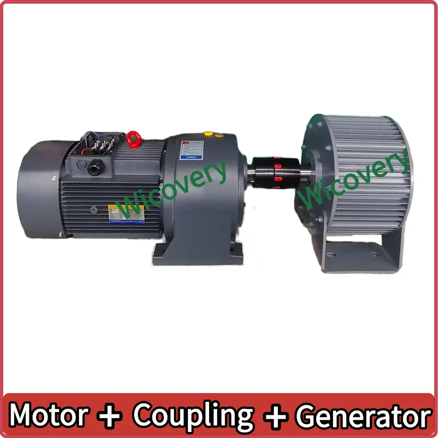 100KW 200KW 300KW Low Speed Permanent Magnet Generator 110V 220V 380V 3 Phase AC Alternators Use With Driving Motor And Coupling 7