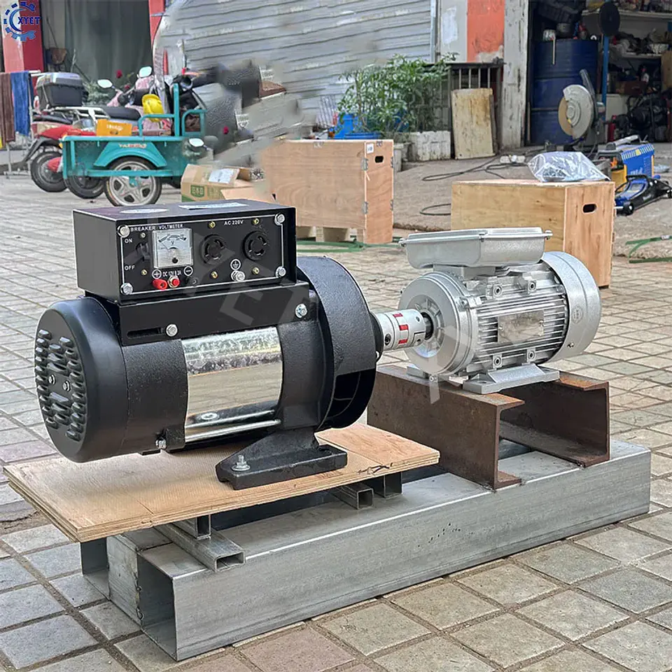 Gearless Low RPM 100KW 80KW Permanent Magnet Generator 220V Power Generation System High Efficiency Alternators For Farm or DIY 3