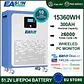 EASUN 300AH 200AH 100AH LiFePO4 Battery15KWH Lithium Battery 6000+ Cycles BMS Bluetooth Support in Series/Paral EU STOCK - thumbnail 1