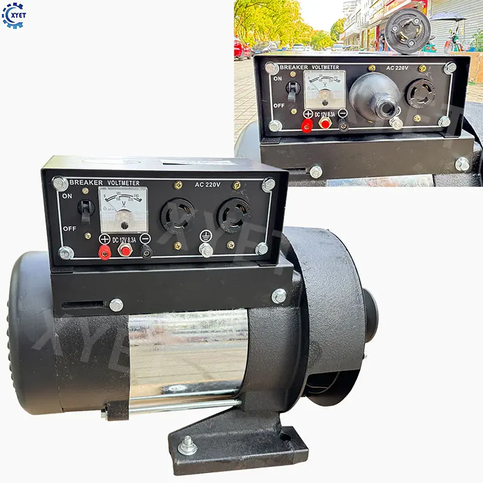 Gearless Low RPM 100KW 80KW Permanent Magnet Generator 220V Power Generation System High Efficiency Alternators For Farm or DIY 5