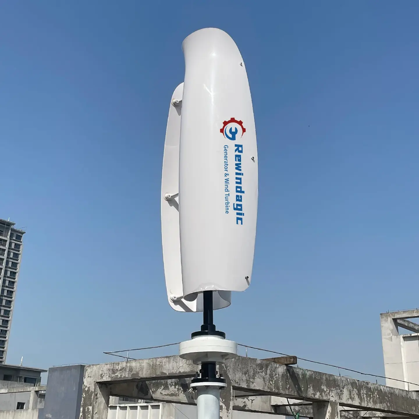 10KW 20KW 30KW 3Phase AC 24V 48V 96V 220V Wind Turbine Generator Vertical Axis Windmill Off Grid System For Home 5
