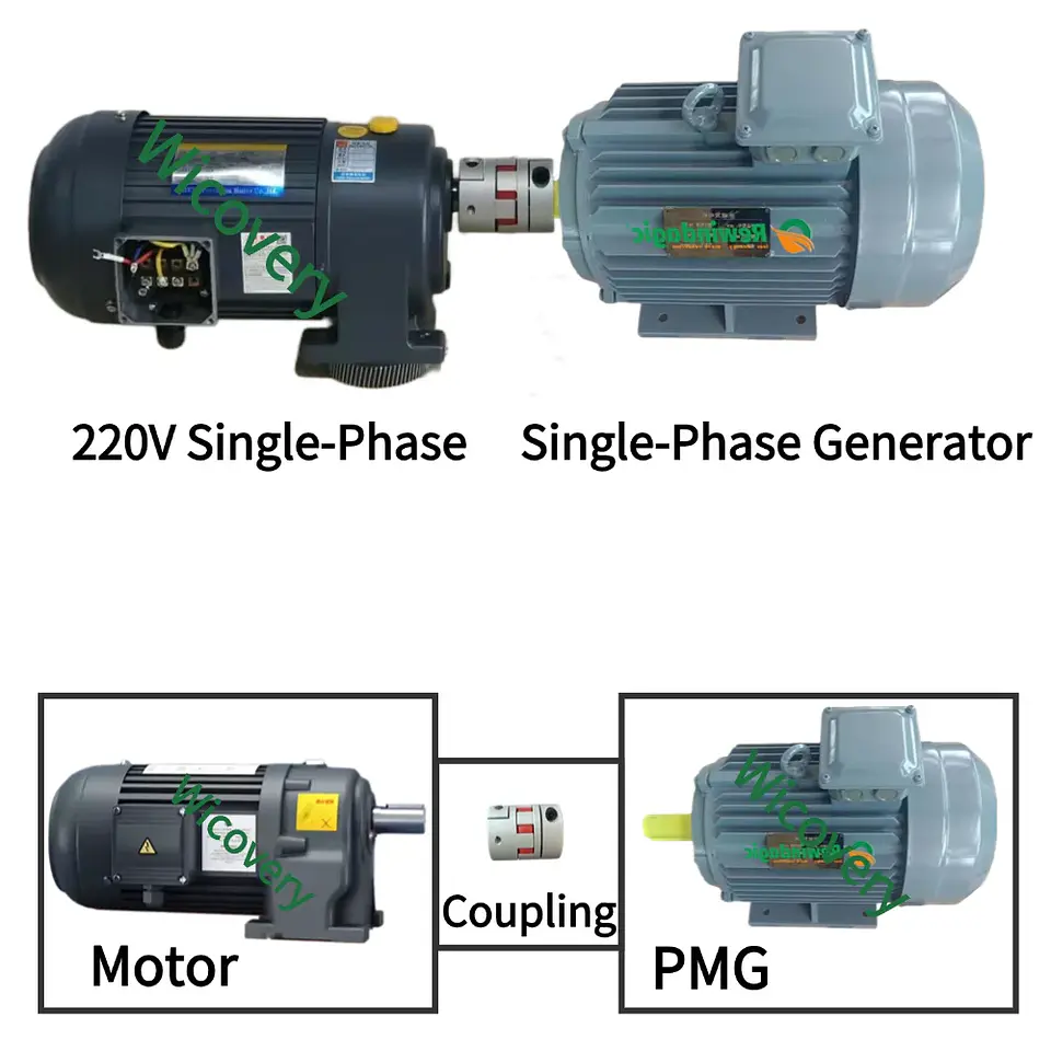 20KW 30KW 80KW 100KW Permanent Magnet Generator 110V 220V 380V 50Hz Generator AC Generator 300RPM Magnetic Dynamo 8