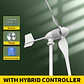 Horizontal Wind Turbine Generator 3kW–6kW, 12V–96V Off-Grid System - thumbnail 8