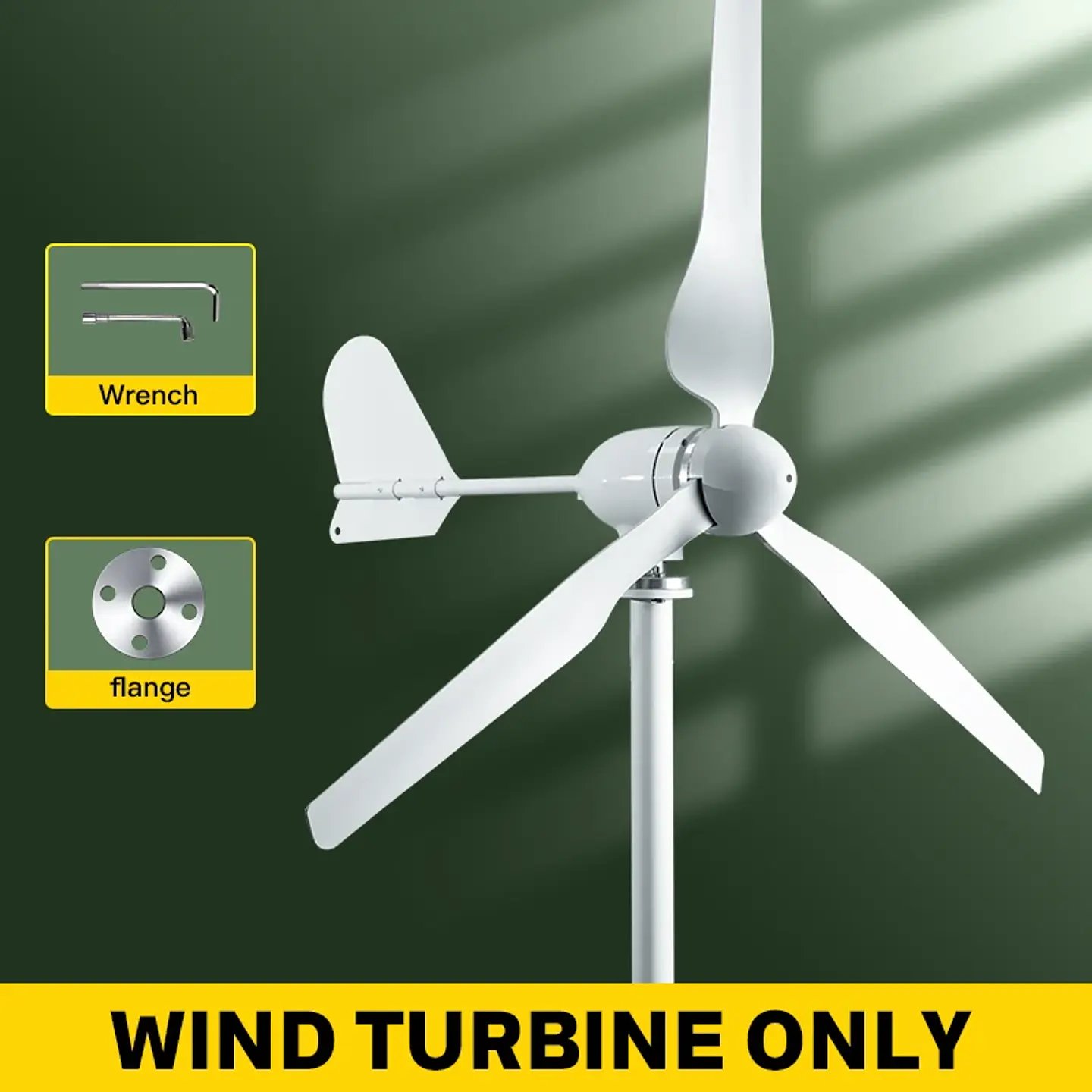 Horizontal Wind Turbine Generator 3kW–6kW, 12V–96V Off-Grid System 11