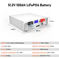 Aninerel 51.2V 5.12Kwh 100Ah LiFePO4 Battery Pack 6000 Cycles 51.2V BMS 100Ah Solar Energy Storage Lithium Battery PL EU STOCK - thumbnail 6