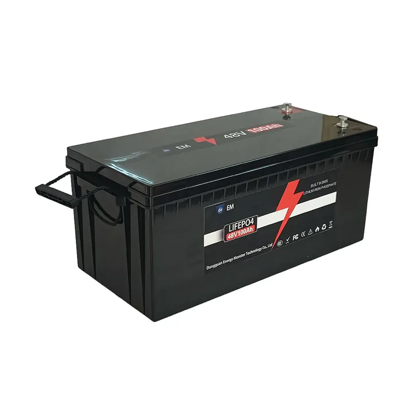 48v 50Ah 100AH 150Ah lifepo4 battery with BMS for tricycle golf cart inverter Solar energy storage scooter RV +Charger 4