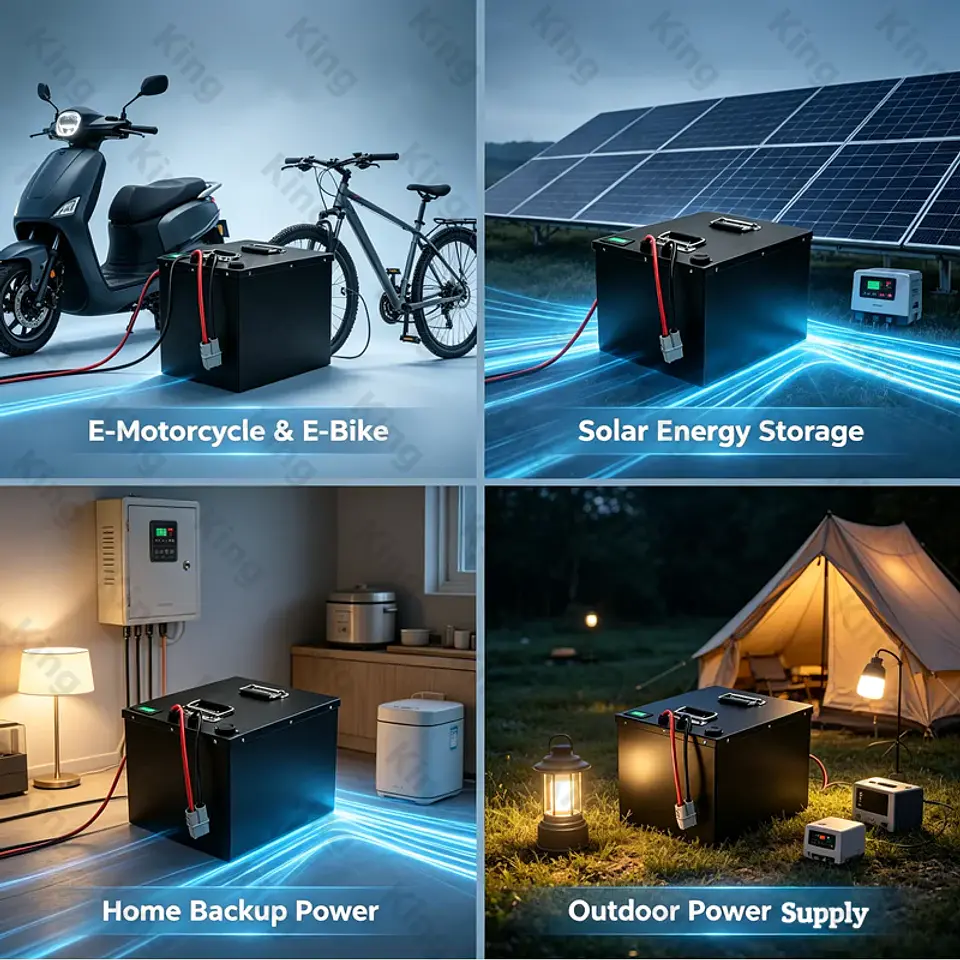 LifePo4 Lithium Battery 72V 50Ah-200Ah for Golf Cart Electric Vehicle with Charger High Capacity 60AH 80AH 100AH 120AH 150AH 200 6