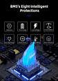 Waterproof 36V 150Ah 100Ah 120Ah LiFepo4 lithium battery pack with BMS for fishing boats solar system motor EV RV+10A charger - thumbnail 4