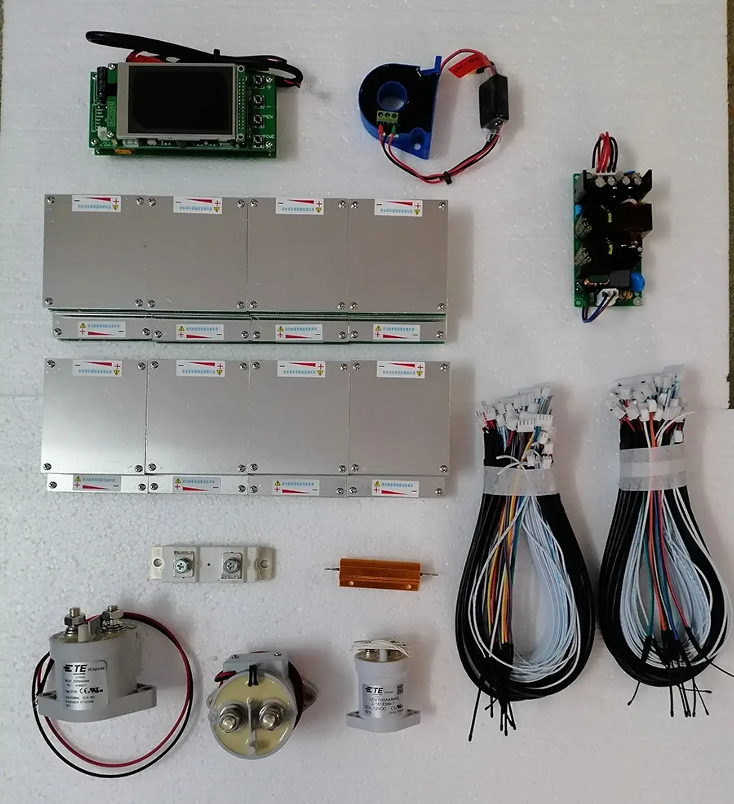 4S-192S 200A Smart YL DIY BMS LiFePO4 Li-ion LTO With Relay Bluetooth-Compatible APP Monitor Solar Power LCD Display 6