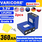 3.2V 360Ah LiFePO4 Rechargeable Battery for 12V 24V Travel Solar Campers Golf Carts Yachts - Lithium Iron Phosphate Tax-Free - thumbnail 8