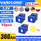 3.2V 360Ah LiFePO4 Rechargeable Battery for 12V 24V Travel Solar Campers Golf Carts Yachts - Lithium Iron Phosphate Tax-Free - thumbnail 9