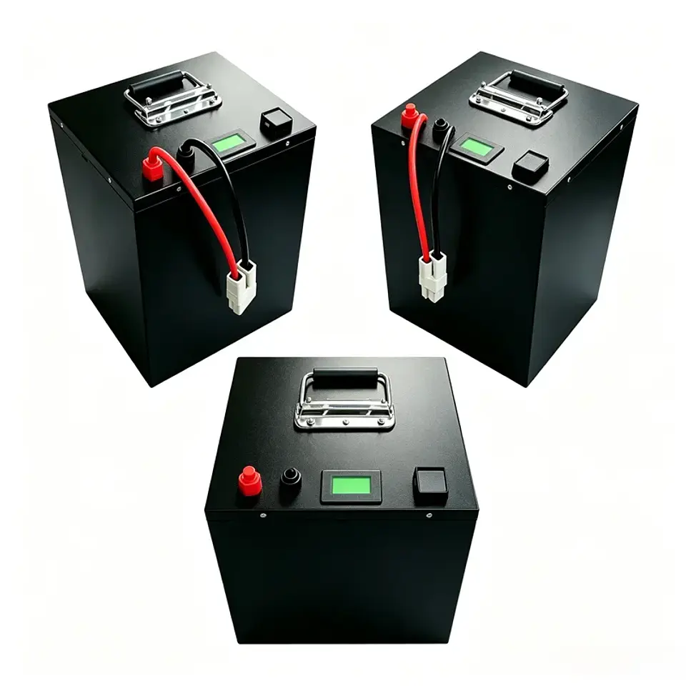 48V LiFePO4 Battery 50Ah-800Ah, Built-in Smart BMS Deep Cycle Rechargeable Lithium Battery For 4KW/9KW Solar PV System RV Off-Gr 4