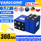 3.2V 360Ah LiFePO4 Rechargeable Battery for 12V 24V Travel Solar Campers Golf Carts Yachts - Lithium Iron Phosphate Tax-Free - thumbnail 11
