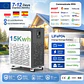 LiFePO4 48V 300Ah 15Kwh Battery Akku 6000 Cycles With Wheels 51.2V BMS 100Ah 600Ah Solar Energy Storage Lithium Battery EU STOCK - thumbnail 1